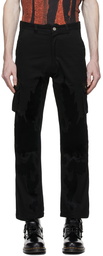 Youths in Balaclava Velvet Patch Cargo Pants