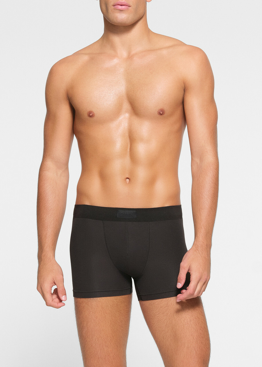 Skims Cotton-blend 3" Boxer Briefs set of Three Grey