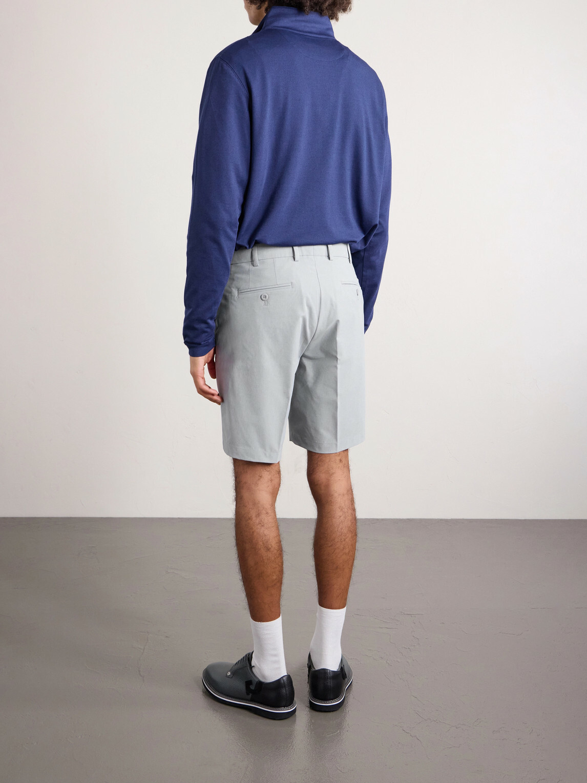 Peter Millar - Surge Slim-Fit Straight-Leg Tech-Jersey Golf Shorts - Gray