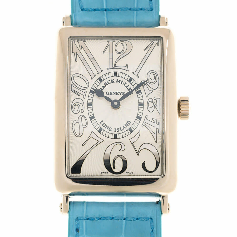 Franck Muller Long Island Automatic Silver Dial Unisex Watch 1000SCREL(OG) -LIGHT BL STRAP