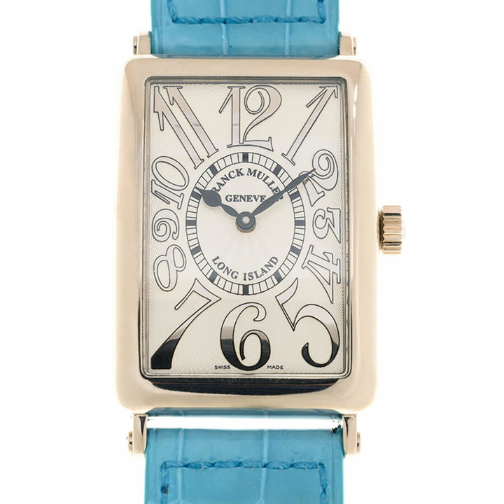 Photo: Franck Muller Long Island Automatic Silver Dial Unisex Watch 1000SCREL(OG) -LIGHT BL STRAP