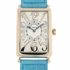 Franck Muller Long Island Automatic Silver Dial Unisex Watch 1000SCREL(OG) -LIGHT BL STRAP