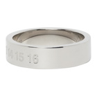 Maison Margiela Silver Logo Ring