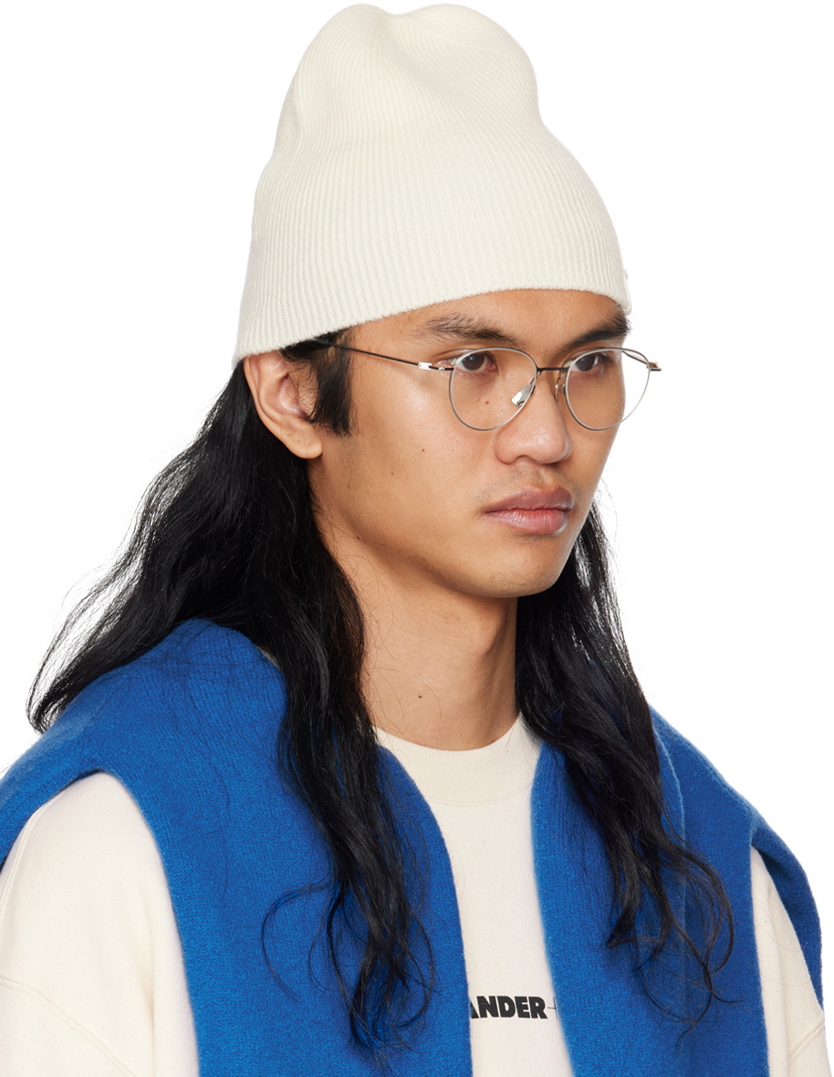 Jil Sander Off-White Knit Beanie Jil Sander Jil Sander Off-White Knit Beanie Jil Sander