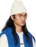 Jil Sander Off-White Knit Beanie