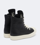 Rick Owens Leather high-top sneakers