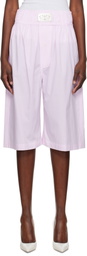 VAQUERA Pink & White Big Boxers Shorts