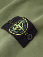 Stone Island - Logo-Appliquéd Cotton-Jersey Hoodie - Green