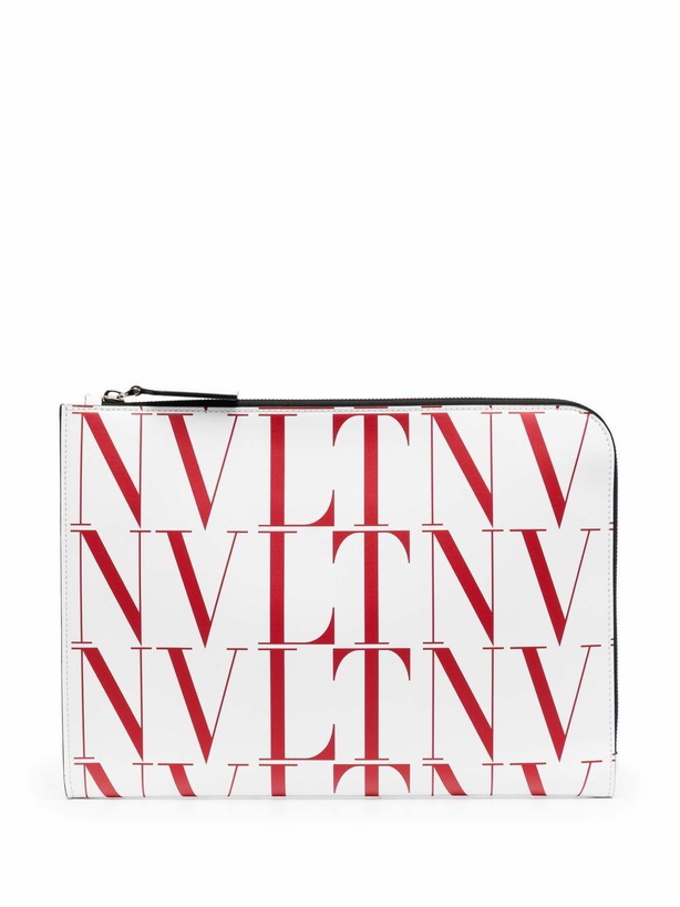 Photo: VALENTINO GARAVANI - Vltn Times Leather Document Case