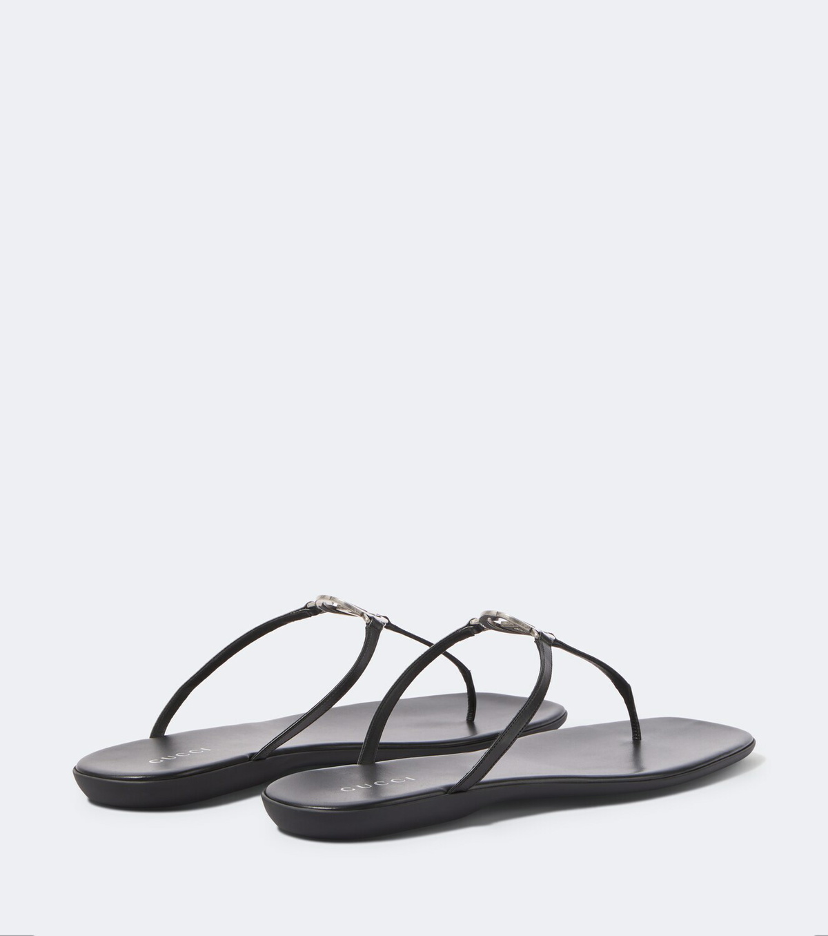 Gucci Interlocking G leather thong sandals