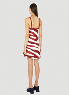 Zebra Camisole Dress in Red