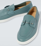 Christian Louboutin Chambeliboat leather boat shoes