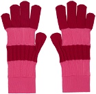 CFCL Red Fluted Gloves