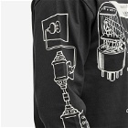 The Trilogy Tapes Men's Sad Long Sleeve T-Shirt in Black