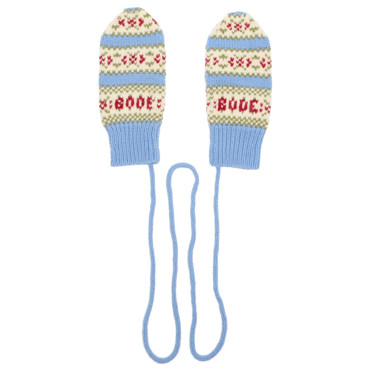 Bode Women's Wedgewood Mittens in Multi