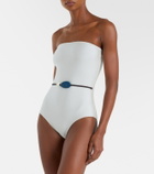 Adriana Degreas Belted embellished swimsuit