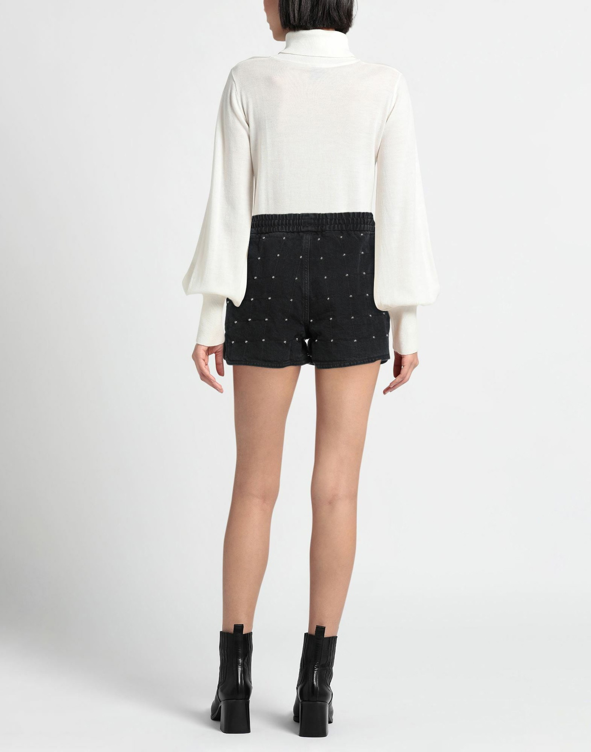 Maje Womens Denim shorts in Black