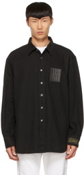 Raf Simons Black Denim Shirt