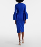 Roksanda Margot crêpe midi dress