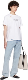 Coperni White Disney 'Burned By You Before' Boxy T-shirt