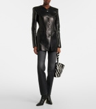 Manolo Blahnik Milleta leather ankle boots