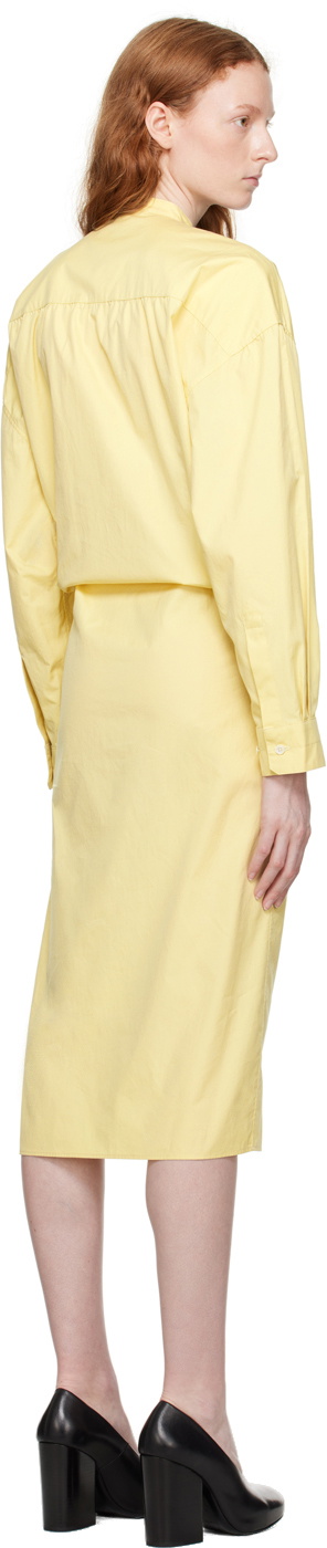 ★超特価・正規品★LEMAIRE★ Twisted Dress Yellow LEMAIRE Yellow Twisted Midi Dress Lemaire
