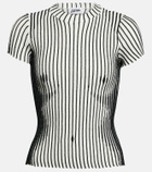 Jean Paul Gaultier Lurex striped top