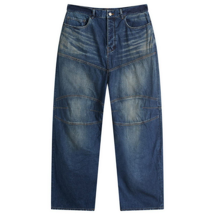 balenciaga 値する raver baggy denim blue 28