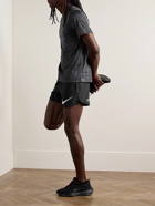 Nike Running - Flex Stride Energy Slim-Fit Mesh-Paneled Dri-FIT Drawstring Shorts - Black