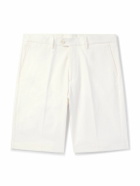 Etro - Straight-Leg Paisley-Jacquard Denim Shorts - White