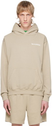Sporty & Rich Taupe 'Health Is Wealth' Hoodie