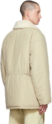 AMOMENTO Beige Padded Safari Jacket