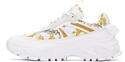 Versace Jeans Couture White Hiker Low Top Sneakers