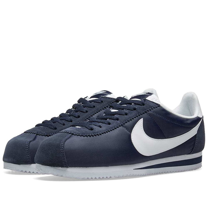 Photo: Nike Classic Cortez Nylon OG Obsidian & White