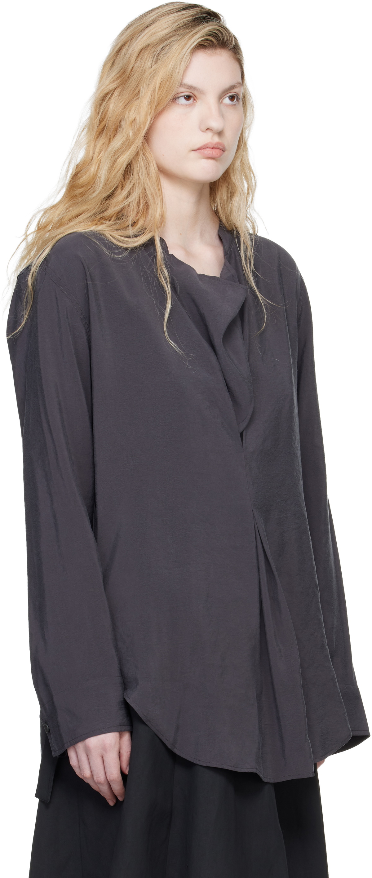 Studio Nicholson Gray Pampa Blouse