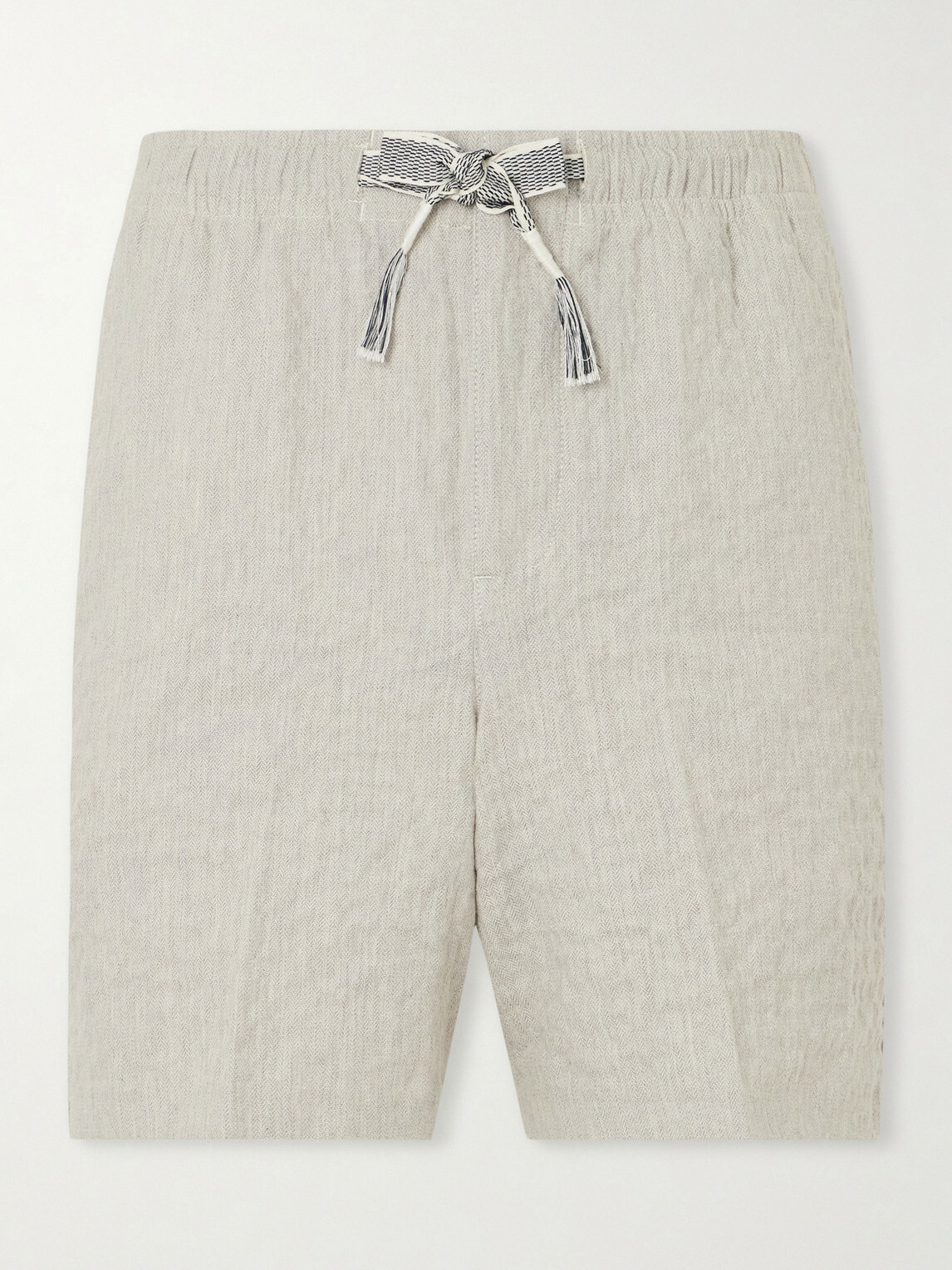 Orlebar Brown - Alex Straight-Leg Cotton-Blend Drawstring Shorts - Neutrals