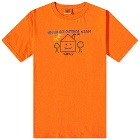 Nancy Men's Never Go Outside Again, Again T-Shirt in Orange
