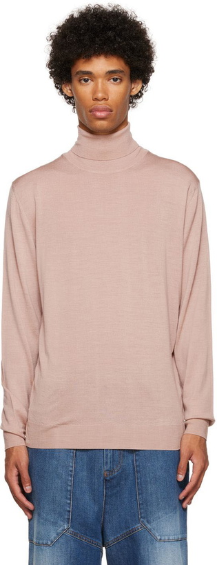 Photo: Barena Pink Camio Brunal Turtleneck