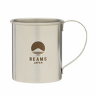 BEAMS JAPAN Stainless Steel Mug in Silver 