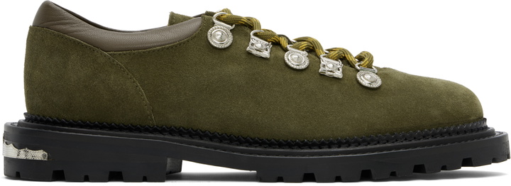 Photo: Toga Virilis Green Suede AJ1425 Derbys