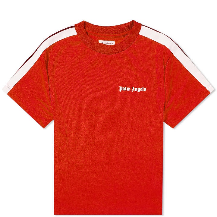 Photo: Palm Angels Track Taping Tee Red