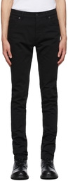 Ann Demeulemeester Black Slim-Fit Jeans