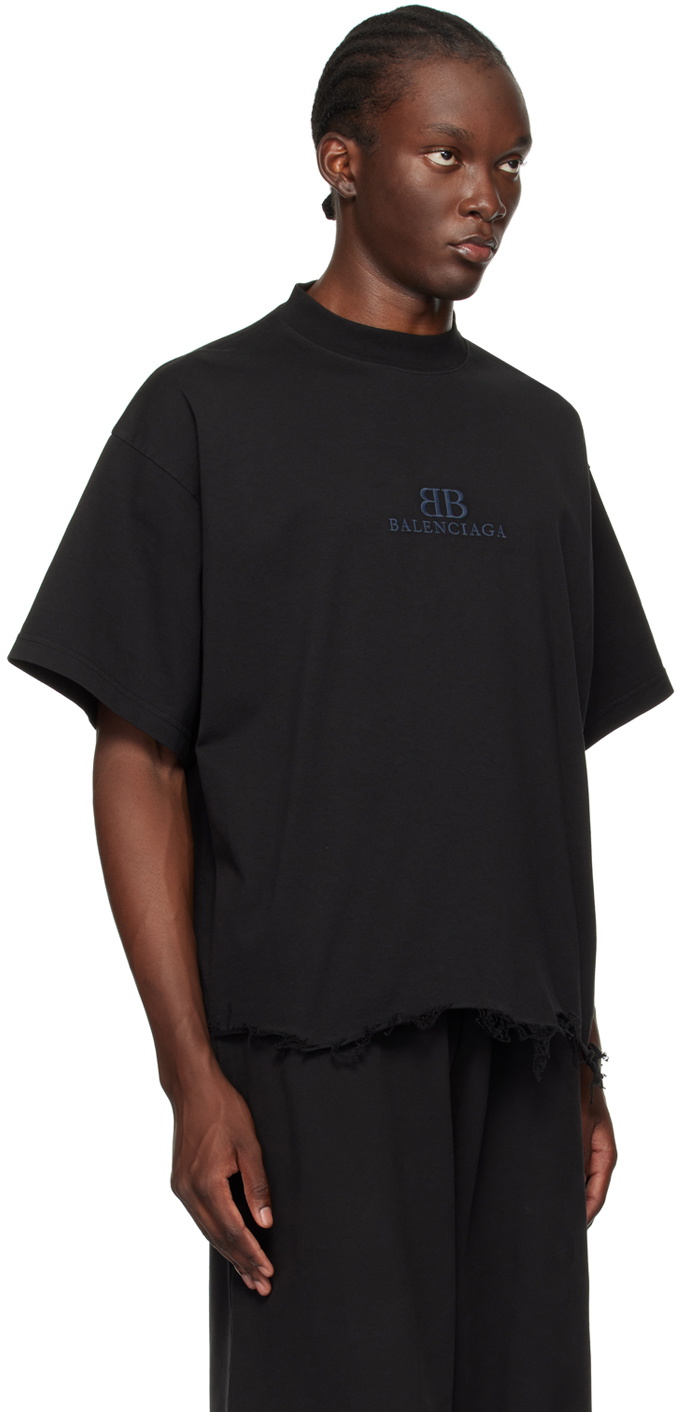 Bb Motel T-shirt Medium Fit in Black | Balenciaga US