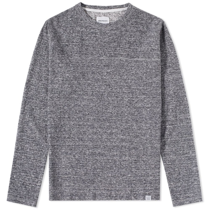 Photo: Norse Projects Halfdan Contrast Flame Crew Sweat