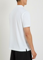 Gant Logo-embroidered Piqué Cotton Polo Shirt White