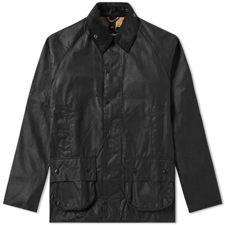 Photo: Barbour Beaufort Wax Jacket Black