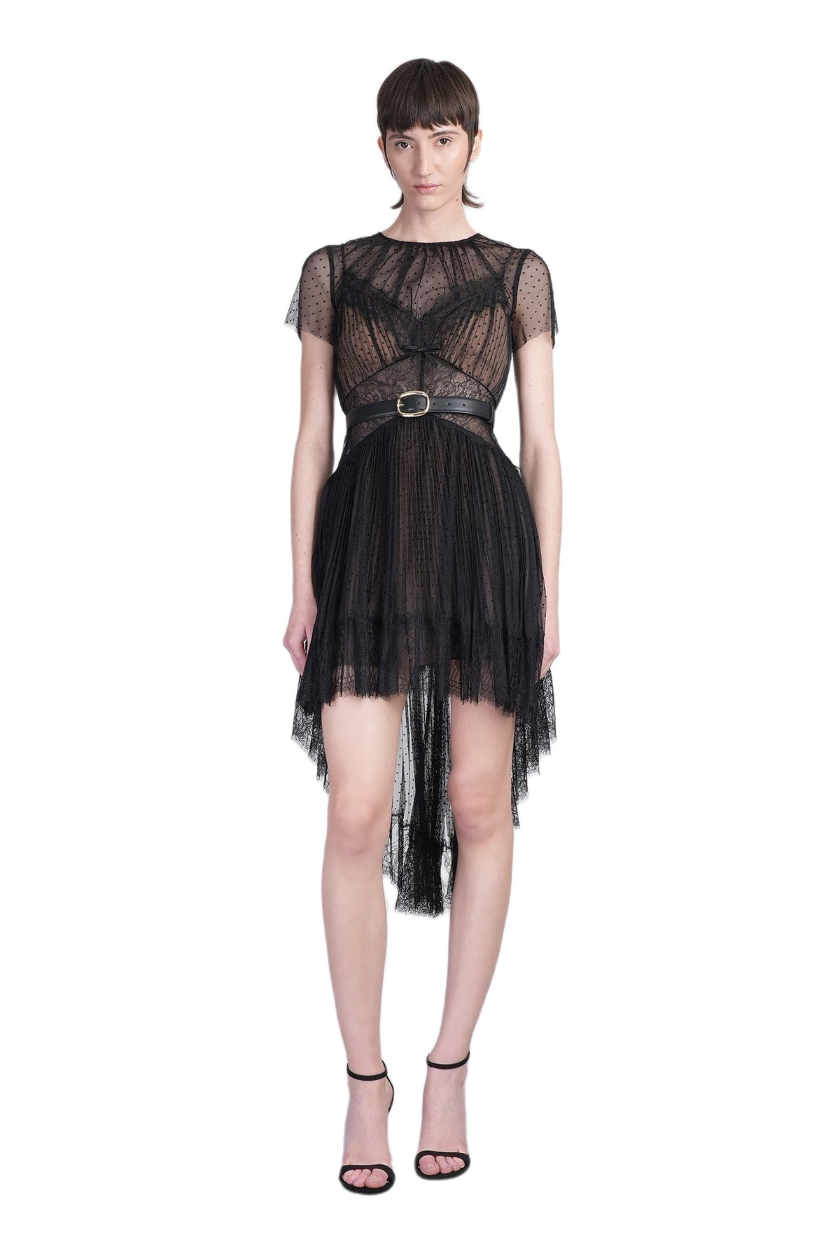 Self-Portrait Black Polyester Cocktail Dress main image 1