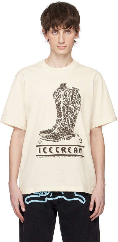 Photo: ICECREAM Off-White Boots T-Shirt
