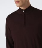 Sunspel Wool half-zip sweater