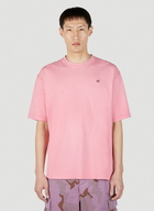 Acne Studios - Face Patch T-Shirt in Pink